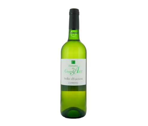Domaine du Grand Arc, Corbieres Blanc, Veillee d'Equinoxe, 2023 (Stained label)
